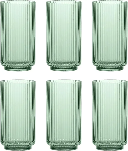 Vista 13 de TarHong Mesa - Vasos de plástico prémium apilables para bebidas y vino, 15 onzas, transparente, juego de 6