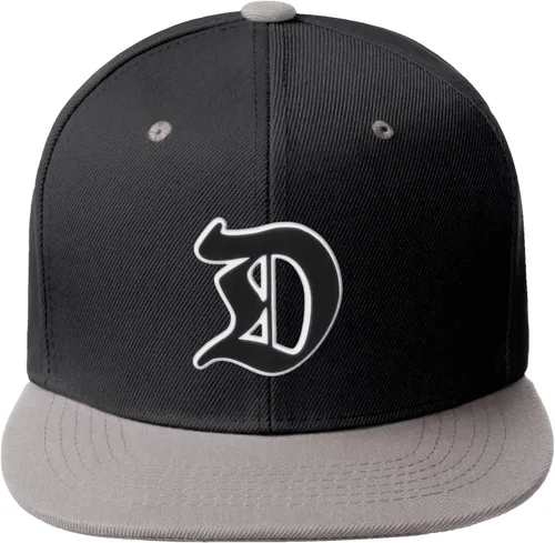 Vista 1411 de Daxton Gorra clásica con visera de billete plano con letras del alfabeto inglés antiguo de la A a la Z