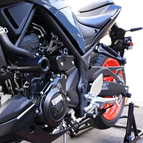Vista 5 de DMP USA MADE Yam MT-03 MT 03 MT03 2016 2017 2018 2019 2020 2021 2022 2023 2024 2025 2026 sin cortar marco deslizante negro - 750-6149