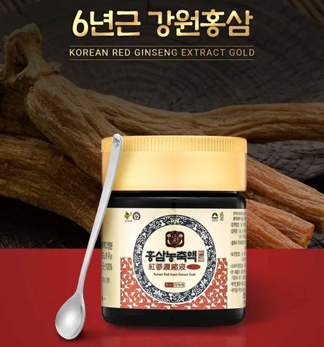 Vista 8 de Gangwoninsam ] Extracto de ginseng rojo coreano de oro, 4.23 onzas líquidas. Nuevo diseño de paquete, contiene extracto de raíz de ginseng rojo