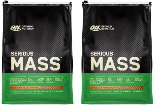 Vista 21 de Proteína para ganar peso Serious Mass Gainer de Optimum Nutrition, 1054620, Banana, 1, 1