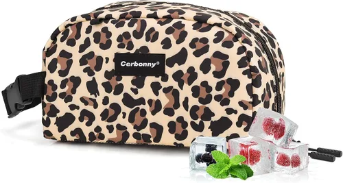 Vista 24 de Cerbonny Pequeña bolsa refrigeradora, bolsa de almuerzo congelable para niños y adultos, pequeña bolsa aislada, mini bolsa portátil para aperitivos