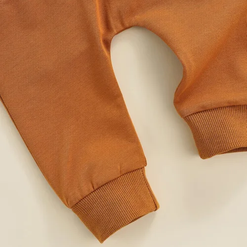 Vista 5 de Molioaky Pantalones de harén para niños pequeños, con cordón, pantalones deportivos para bebés, pantalones deportivos sólidos con bolsillos