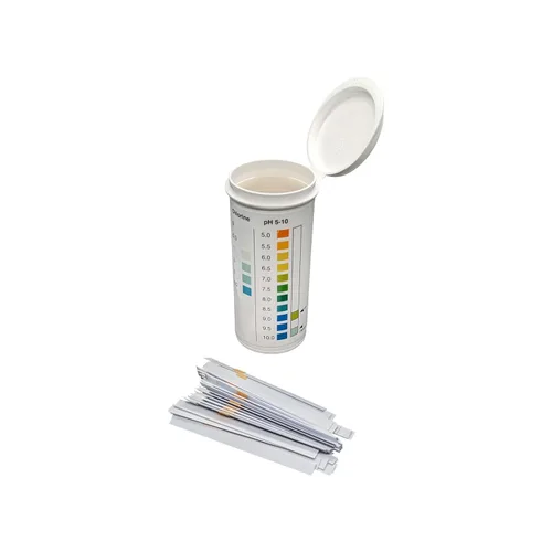 Vista 3 de Bartovation Cloro residual 0-10 ppm y pH 5-10 tiras reactivas, paquete de 50 Combo Multi 2 Pad Test, fabricado en Estados Unidos