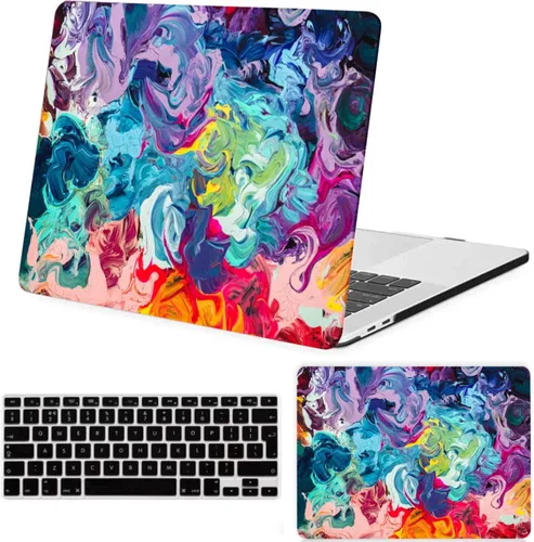 Vista 36 de Funda rígida de plástico para MacBook Air de 15 pulgadas y cubierta Mármol de oro beige