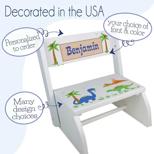Vista 6 de My Bambino Taburete de avión personalizado para niños y niños pequeños