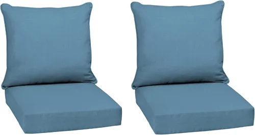 Vista 41 de Arden Outdoor Deep Seat Cushion Set, 24x24, Aqua