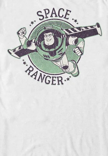 Vista 2 de Disney Toy Story Buzz Lightyear Soar Space Ranger Graphic Camiseta para hombre