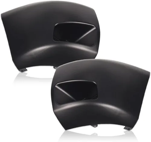 Vista 8 de G-PLUS Extremo del parachoques delantero compatible con Chevy Silverado 1500 2007-2013 frontal derecho e izquierdo con barra frontal imprimada