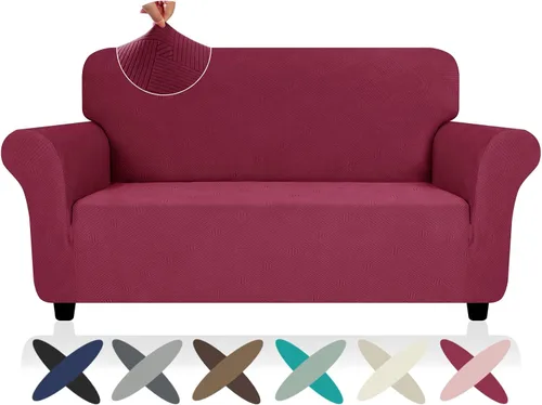 Vista 79 de ZNSAYOTX Funda súper elástica para silla (30"-47"), nuevas fundas de silla a rayas para sala de estar, aptas para perros y mascotas, protector