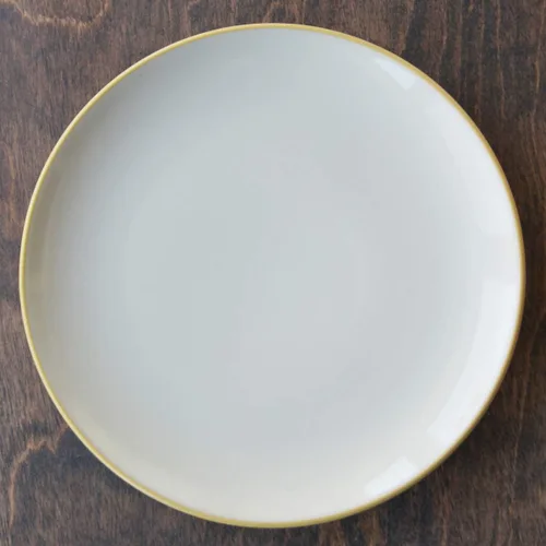 Vista 7 de Noritake Colorwave Mostaza Juego de 4 platos llanos Coupé, 10-1/2