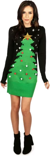 Vista 58 de Vestido tipo suéter con guirnalda Gaudy para mujer