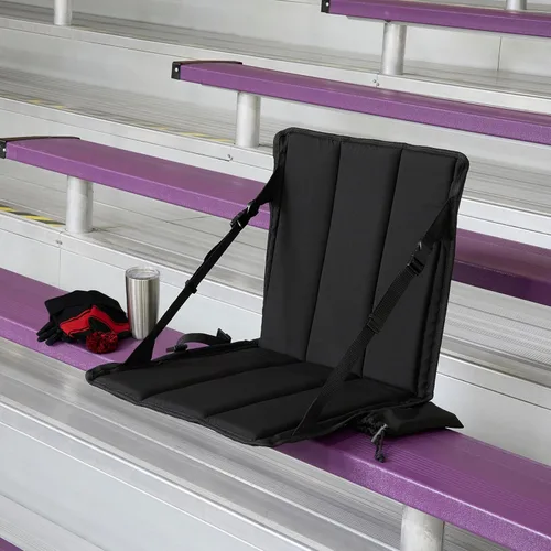 Vista 5 de Asiento de estadio calefactado Arden, plegable, ligero con correa de transporte, cojín de espuma para mayor comodidad, ajustable, con soporte