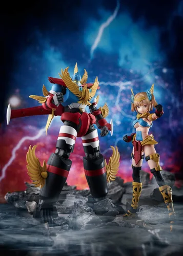 Vista 7 de Aoshima Nueva serie Gattai: Robot Atlanger & Atori Hotaka Kit de modelo de plástico