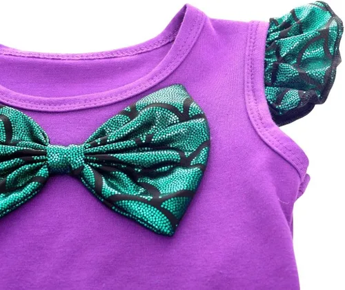 Vista 3 de Dressy Daisy Mameluco de princesa para bebé con diadema para Halloween, fiesta de cumpleaños