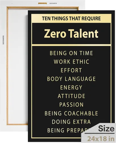 Vista 47 de Decoración de pared motivacional - 10 reglas para el zen - Arte colgante para oficina y dormitorio, decoración de pared inspiradora, obra de arte