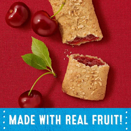 Vista 5 de Kellogg's Nutri-Grain, barras de desayuno horneadas suaves, cereza, hechas con grano entero, 10.4 onzas (8 unidades)