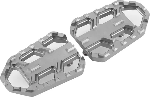 Vista 9 de Estriberas para motocicleta, reposapiés, reposapiés, reposapiés, reposapiés ancho, compatible con FordL650 DL1000 VSTROM 650XT/1000XT (TAI)