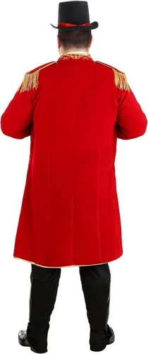 Vista 8 de Disfraz de maestro de ceremonias de talla grande para hombre
