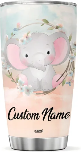 Vista 16 de CUBICER Vaso de café personalizado con diseño de oso y tapa aislada, regalos de Navidad para niños, mujeres y adultos, tazas de acero inoxidable