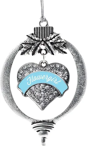 Vista 51 de Inspired Silver - Adorno con dije de hermana gemela - Adornos navideños de plata con circonitas cúbicas