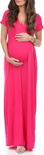 Vista 2 de Vestido de maternidad de manga corta para mujer, fabricado en EE.UU.