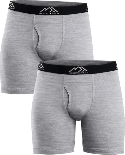 Vista 9 de Ropa interior 100% lana merino para hombre - Paquete de 1-2 calzoncillos 1 Pack - 190 Arctic