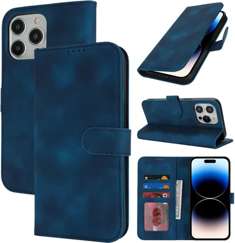 Vista 160 de Funda tipo cartera para iPhone 8 Plus iPhone 7 Plus con tarjetero para iPhone 8 Plus, funda tipo cartera para mujeres y hombres, de piel sintética