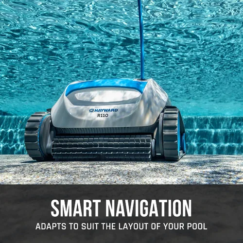 Vista 6 de Hayward The Pool Cleaner R110 - Limpiador robótico (2024) - Cesta fácil de limpiar de carga superior, navegación inteligente, temporizador