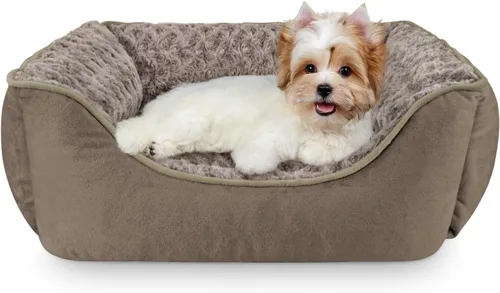Vista 12 de JOEJOY - Cama rectangular para perros grandes, medianos y pequeños - Cama de sofá ortopédica lavable, suave y transpirable para cachorros