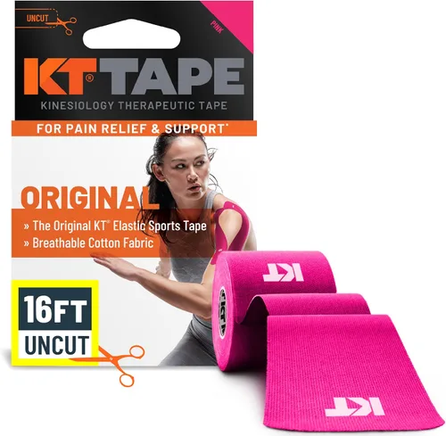 Vista 8 de KT Tape, Cinta original de algodón, Cinta atlética elástica de kinesiología, rollo sin cortar de 16