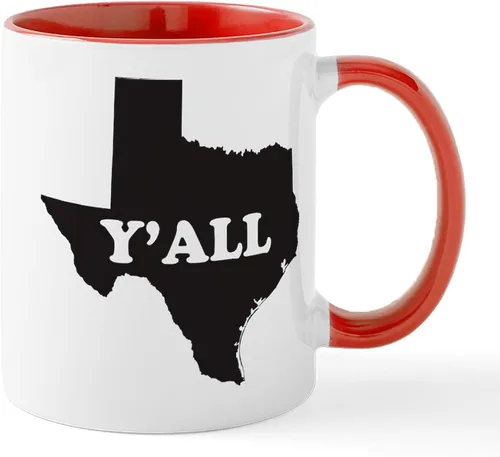 Vista 26 de CafePress Shalom, Y'all! Taza de café de cerámica de 11 oz (11.0 fl oz)