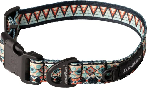 Vista 8 de Leash Boss Collar reflectante ajustable para perro, hebilla de liberación rápida y ribetes e hilos reflectantes para perros pequeños, medianos
