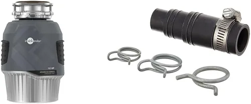 Vista 12 de InSinkErator EVOLUTION 1 HP 1 CV, Serie Avanzada de Triturador de Residuos Alimenticios con Alimentación Continua, Gris