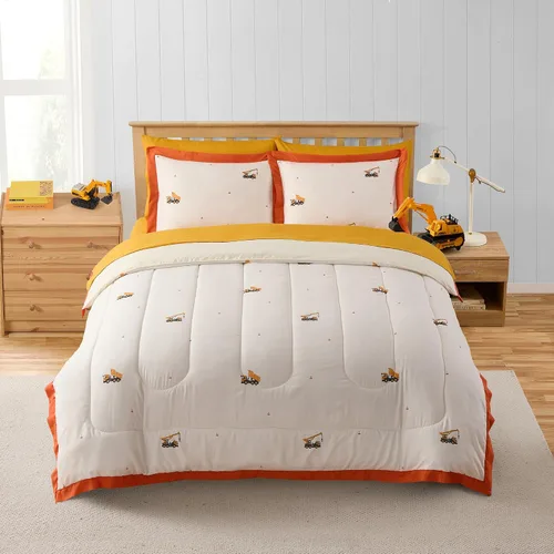 Vista 31 de Juego de edredón con diseño de baloncesto tamaño individual – Ropa de cama en una bolsa con sábanas, fundas de almohada y fundas decorativas