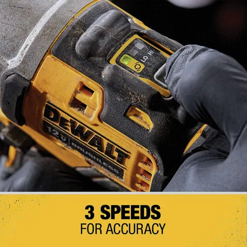 Vista 4 de DEWALT Llave de impacto MAX* de 12 V, inalámbrica, 3/8 pulgadas, solo herramienta (DCF902B)