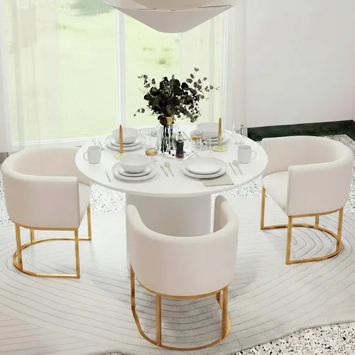 Vista 23 de HNY Silla de comedor moderna de mediados de siglo tapizada en forma de barril, negra, con brazos, silla de cocina y comedor de cuero, silla auxiliar