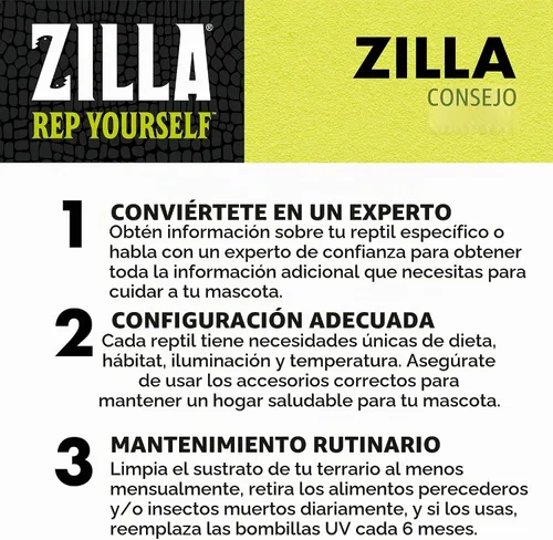 Vista 7 de Zilla Sustrato de Lecho para Terrario de Reptiles Mezcla de Jungla, 8 Cuartos