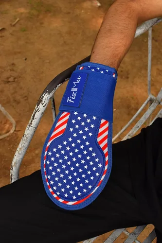 Vista 8 de Guante deslizante de béisbol, guante protector para mano derecha o izquierda, guante deslizante para jóvenes y adultos