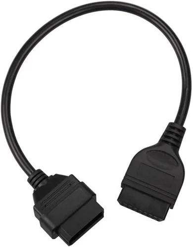 Vista 4 de Adaptador de diagnóstico de conector OBD OBD2 compatible con Mazda 16 pin a 17 pines adaptador (compatible con Mazda-16T17)