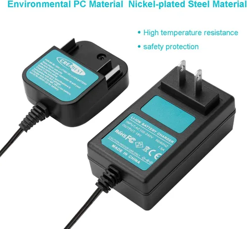 Vista 3 de Creabest 18V Li-ion Battery Charger Compatible with Makita BL1815 BL1830