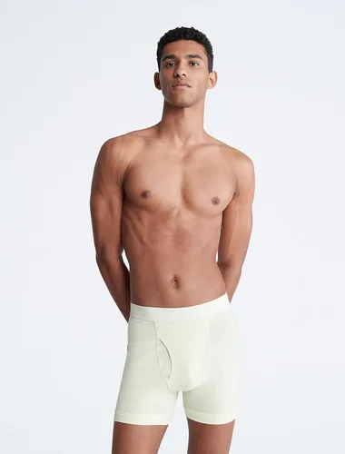 Vista 2 de Calvin Klein Calzoncillos tipo bóxer elásticos de algodón para hombre, paquete de 5