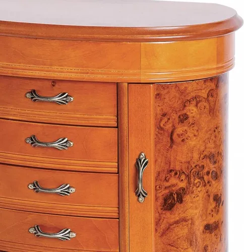 Vista 3 de Mele & Co. Joyero Trinity, nogal