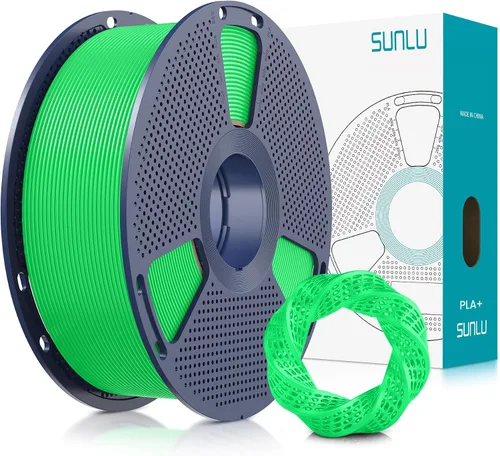 Vista 29 de SUNLU - Filamento PLA Plus para impresora 3D, 1.75 mm, bobina de 1 kg (2.2 lb), enrollado de forma ordenada, precisión dimensional ±0.02 mm