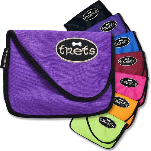 Vista 7 de Woofhoof Bolsa de golosinas para perros, bolsa negra para golosinas de entrenamiento – Soporte de clip para golosinas para perros, diseño innovador
