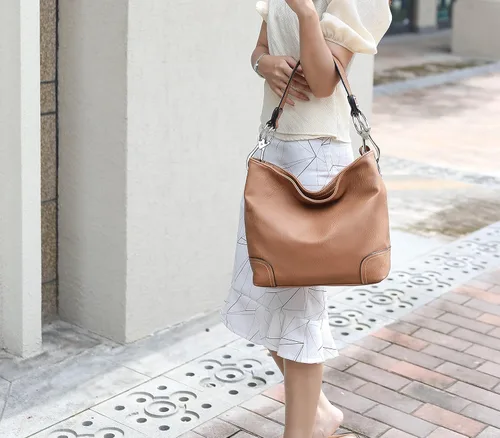 Vista 2 de MKF Hobo - Bolsos para mujer, bolso de piel sintética suave y holgado para mujer, bolso de hombro estilo hobo para mujer, bolsillo con asa superior