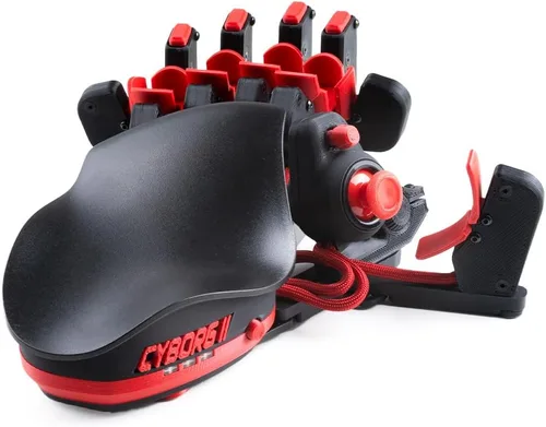 Vista 7 de AZERON Paquete de teclado – Teclado programable con una mano – Joystick Elite efecto Hall y 30 teclas programables, soporte magnético y cintas