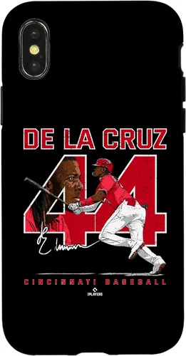 Vista 5 de Number & Portrait Elly De La Cruz Cincinnati MLBPA Case for iPhone 17