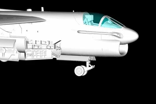 Vista 9 de Hobby Boss A-7H Corsair II - Kit de construcción de modelo de avión