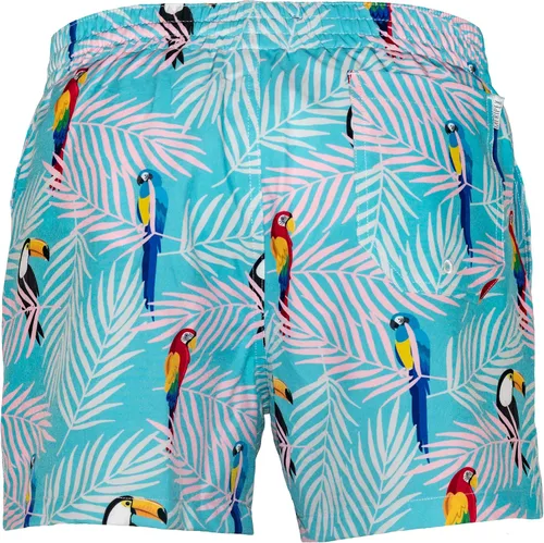Vista 4 de Meripex Apparel - Bañador para hombre (5.5 in, entrepierna), diseño retro